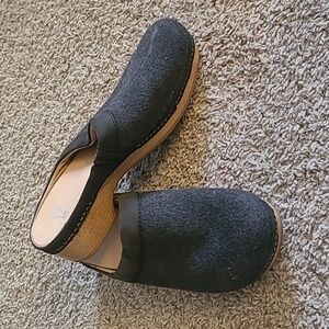 Dansko Cozy Black Slip-On Clogs